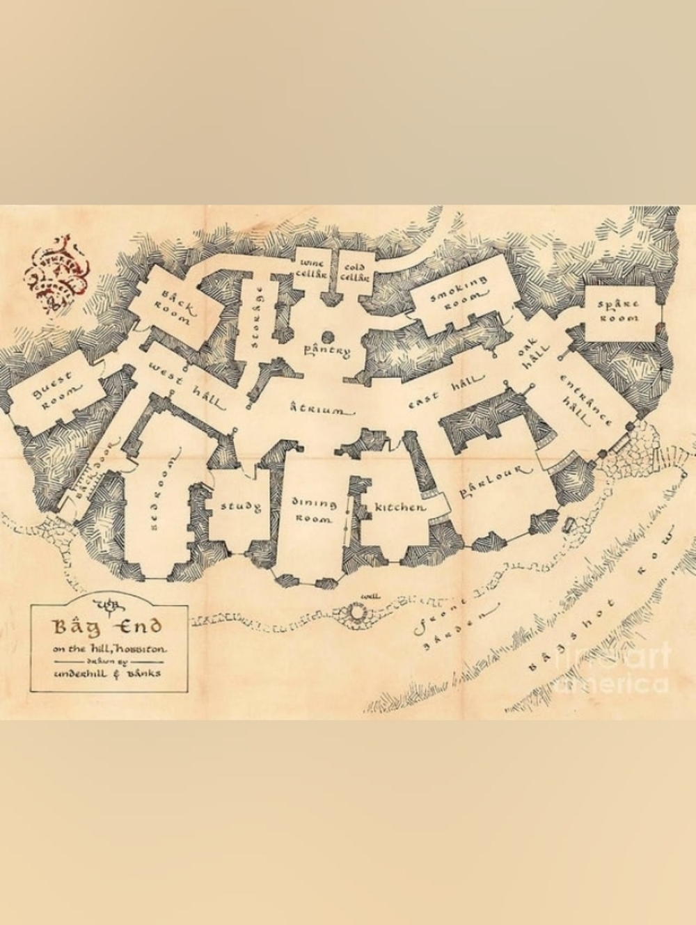 Custom Fridge Magnet Bag End The Hobbit Home Kitchen Decor